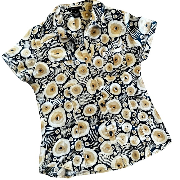 BCBG Designer Blouse Sz Med - Picture 7 of 13